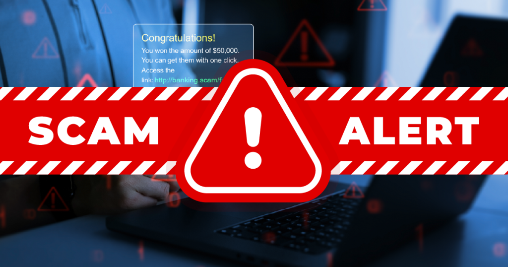 Scam alert Phishing emails